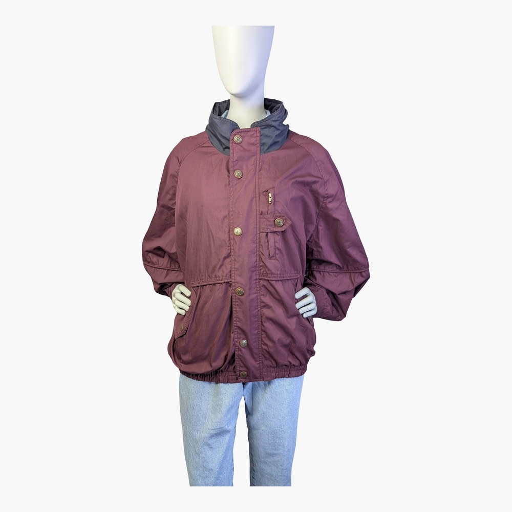 Wind River Vintage 90s Burgundy Light Jacket | Gorpcore | Size XL